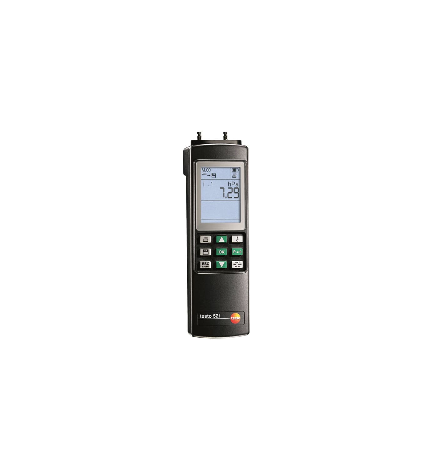 testo 521-1 - differential pressure measuring instrument (0.2 % of f.v.)